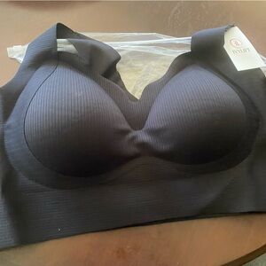 (A71)Black Seamless Pull-on Bra Black Size 5X by Ivylift New